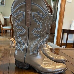 Tenners Boots Brown Western Vintage Cowboy Boots